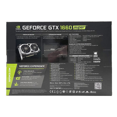 AMD Chipset MSI 1660 Super GPU-Karte 6GB Grafikkarten 192 Bit